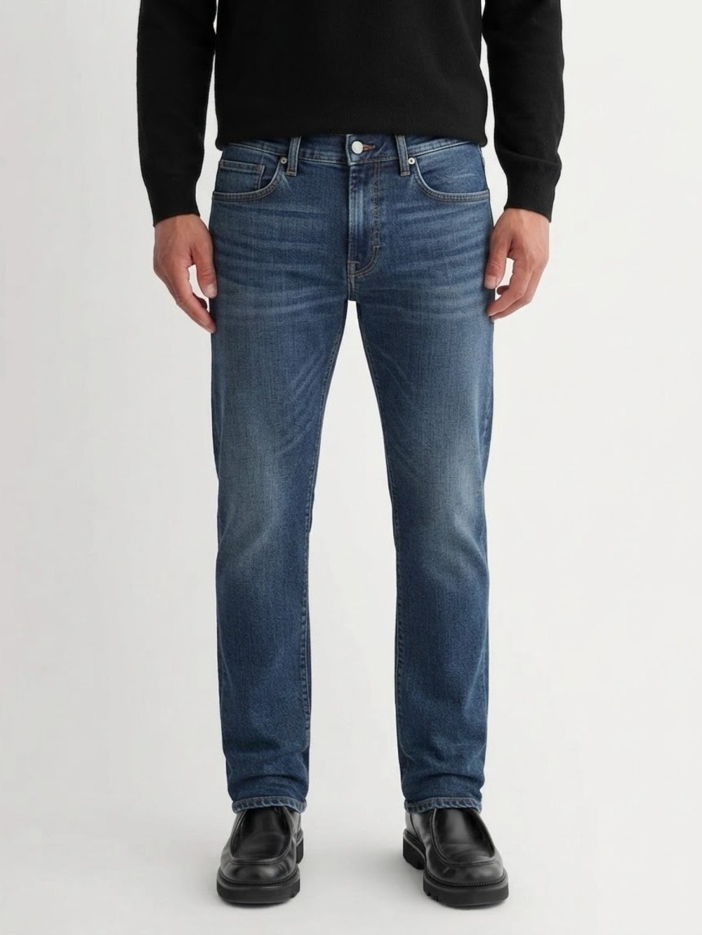 Everlane Straight Leg Stretch Jean Blue Size 30x30
